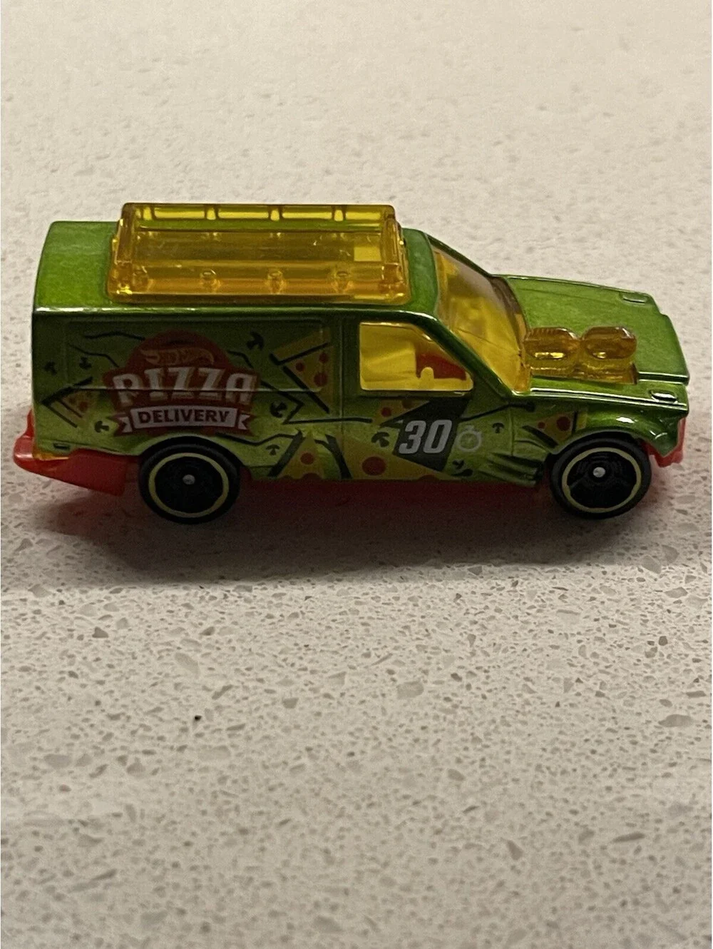 2017 HW CITY Exclusive TIME SHIFTER #30 green/red PIZZA DELIVER LOOSE Hot Wheels